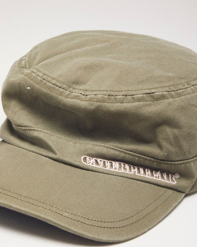 Y2k 00s Caterpillar Khaki Cap