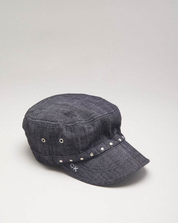 Y2k 00s Calvin Klein Denim Studded Cap