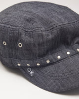 Y2k 00s Calvin Klein Denim Studded Cap