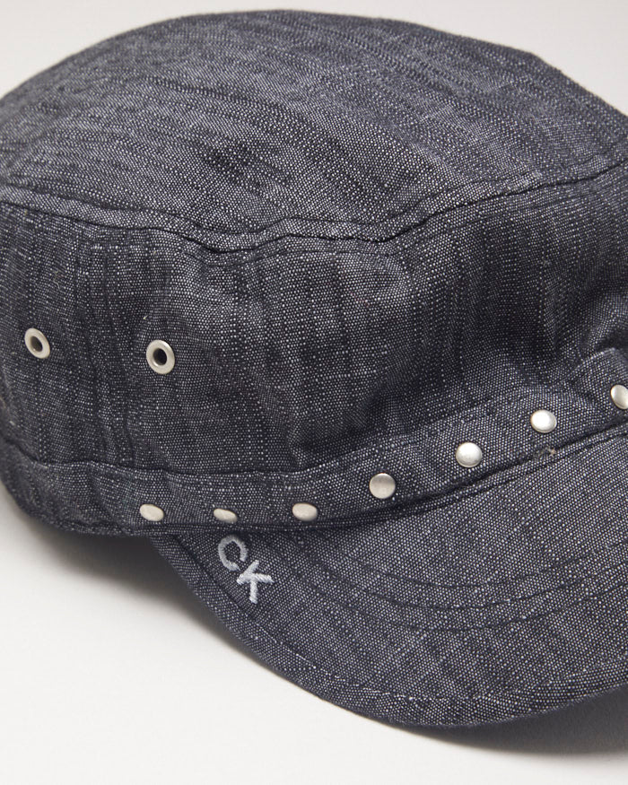 Y2k 00s Calvin Klein Denim Studded Cap