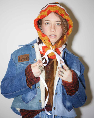 Rokit Originals Rework Crochet Hood