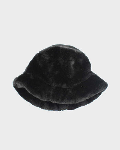 Vintage 90's Women's Liz Claborne Furry Bucket Hat - OS