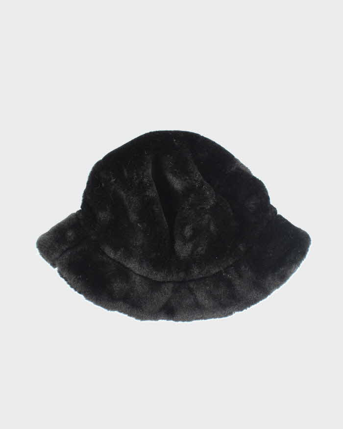 Vintage 90's Women's Liz Claborne Furry Bucket Hat - OS