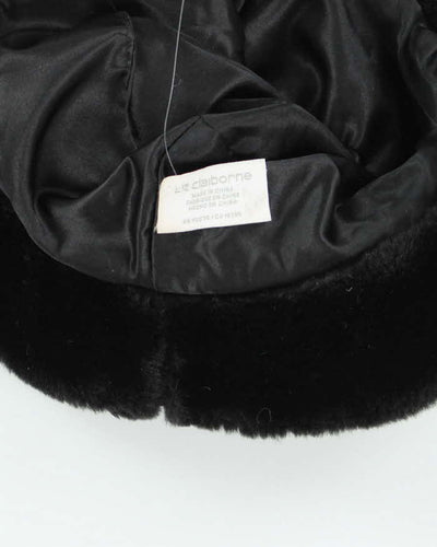 Vintage 90's Women's Liz Claborne Furry Bucket Hat - OS