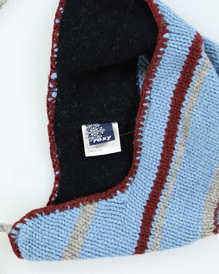 Vintage Women's Y2K Roxy Insulated Toggle Ski Beanie - OS
