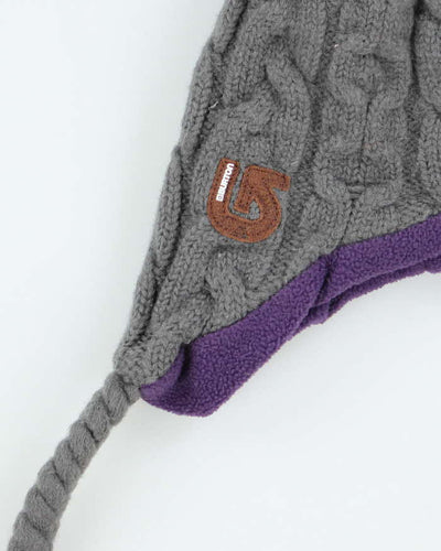 Vintage Women's Y2K Burton Insulated Toggle Ski Beanie - OS