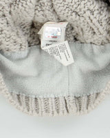 Vintage Y2K Women's The North Face Cable Knit Toque Beanie - OS