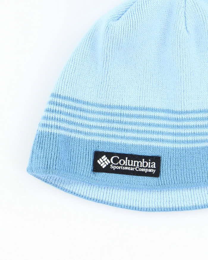 Vintage Y2K Women's Columbia Striped Toque Beanie - OS