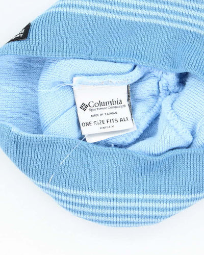 Vintage Y2K Women's Columbia Striped Toque Beanie - OS