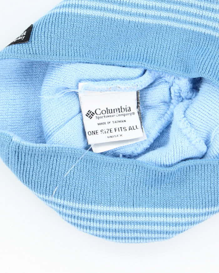 Vintage Y2K Women's Columbia Striped Toque Beanie - OS