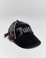 Vintage Y2K Juicy Couture Sequined Logo Trucker Cap - OS