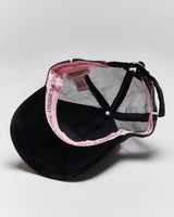 Vintage Y2K Juicy Couture Sequined Logo Trucker Cap - OS