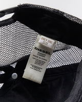Vintage Y2K Diesel Checked Embroidered Logo Trucker Cap - OS