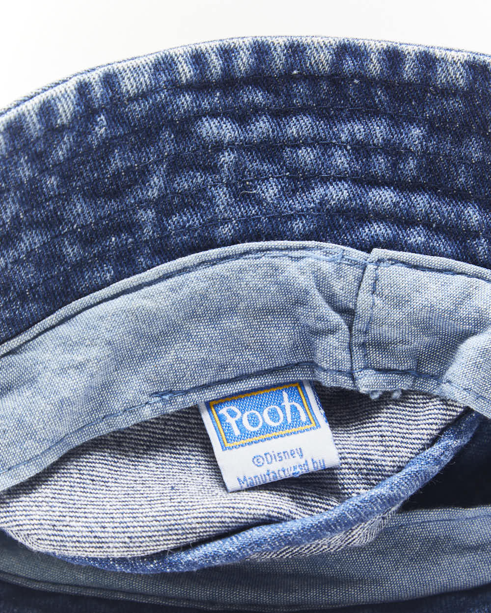 Vintage Winnie The Pooh Denim Bucket Hat - OS