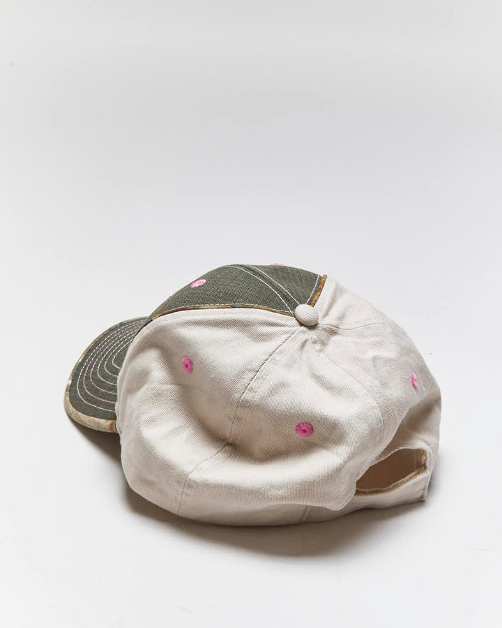 Vintage 2000's CAT Embroidered Camouflage Brim Baseball Cap - OS