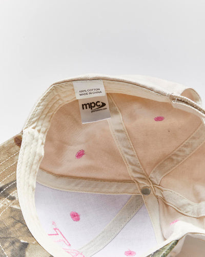 Vintage 2000's CAT Embroidered Camouflage Brim Baseball Cap - OS