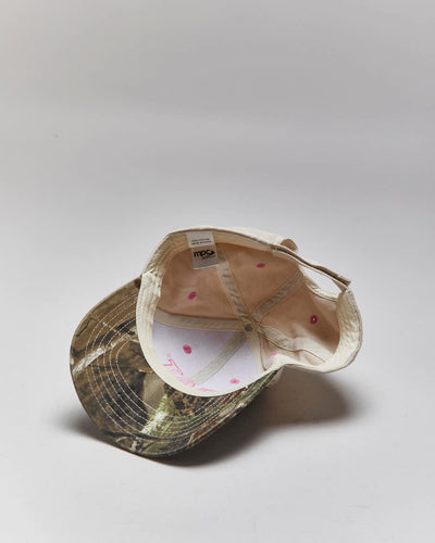 Vintage 2000's CAT Embroidered Camouflage Brim Baseball Cap - OS