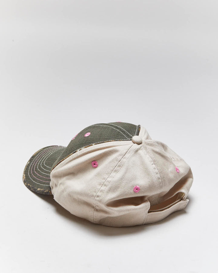 Vintage Y2K CAT Embroidered Logo Camouflage Brim Baseball Cap - OS