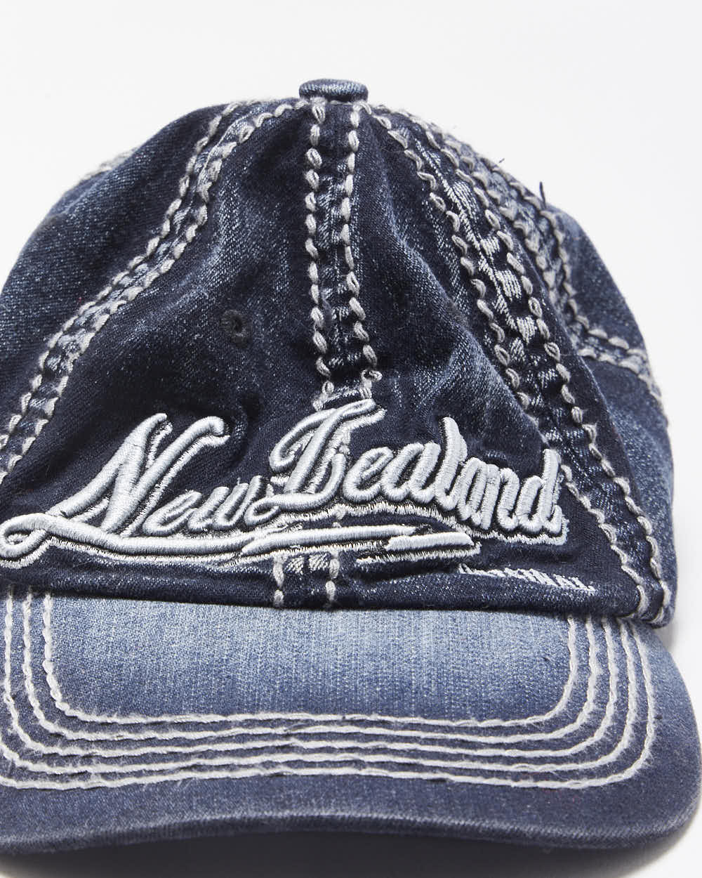 Vintage Y2k 00s New Zealand Denim Baseball Cap - O/S