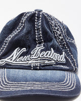 Vintage Y2k 00s New Zealand Denim Baseball Cap - O/S