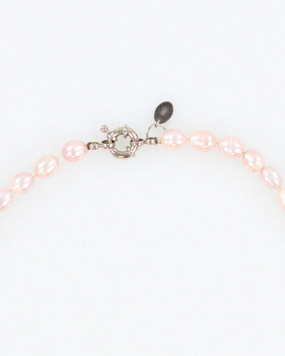 Kitale Blush Pink Freshwater Pearl Choker Necklace - O/S