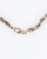 Vintage 18 Karat Gold Plated Chunky Chain Necklace - O/S