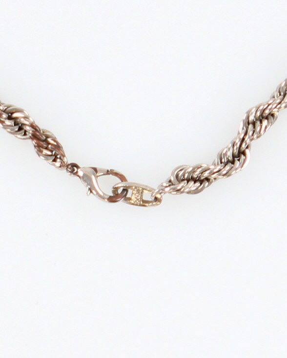 Vintage 18 Karat Gold Plated Chunky Chain Necklace - O/S