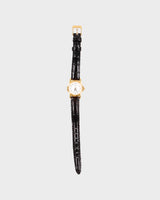 Vintage 90s Casio Thin Strap Leather Watch - O/S
