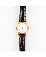 Vintage 90s Casio Thin Strap Leather Watch - O/S
