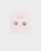 Kate Spade Spot The Spade Silver Earrings - O/S