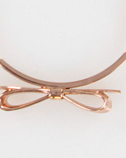 Kate Spade Rose Gold Bow Bangle - O/S