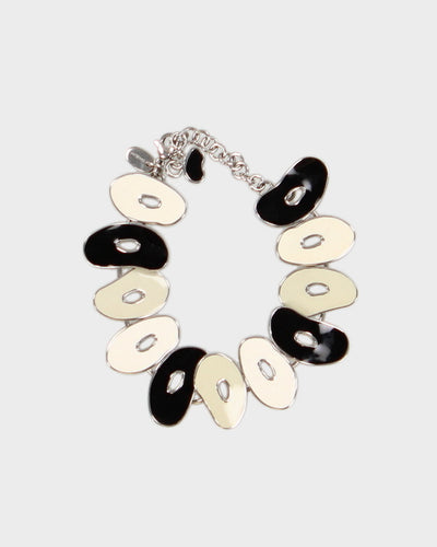 Vintage Swatch Black & White Bracelet - O/S