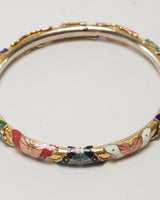 Vintage Enamelled Butterfly Cuff