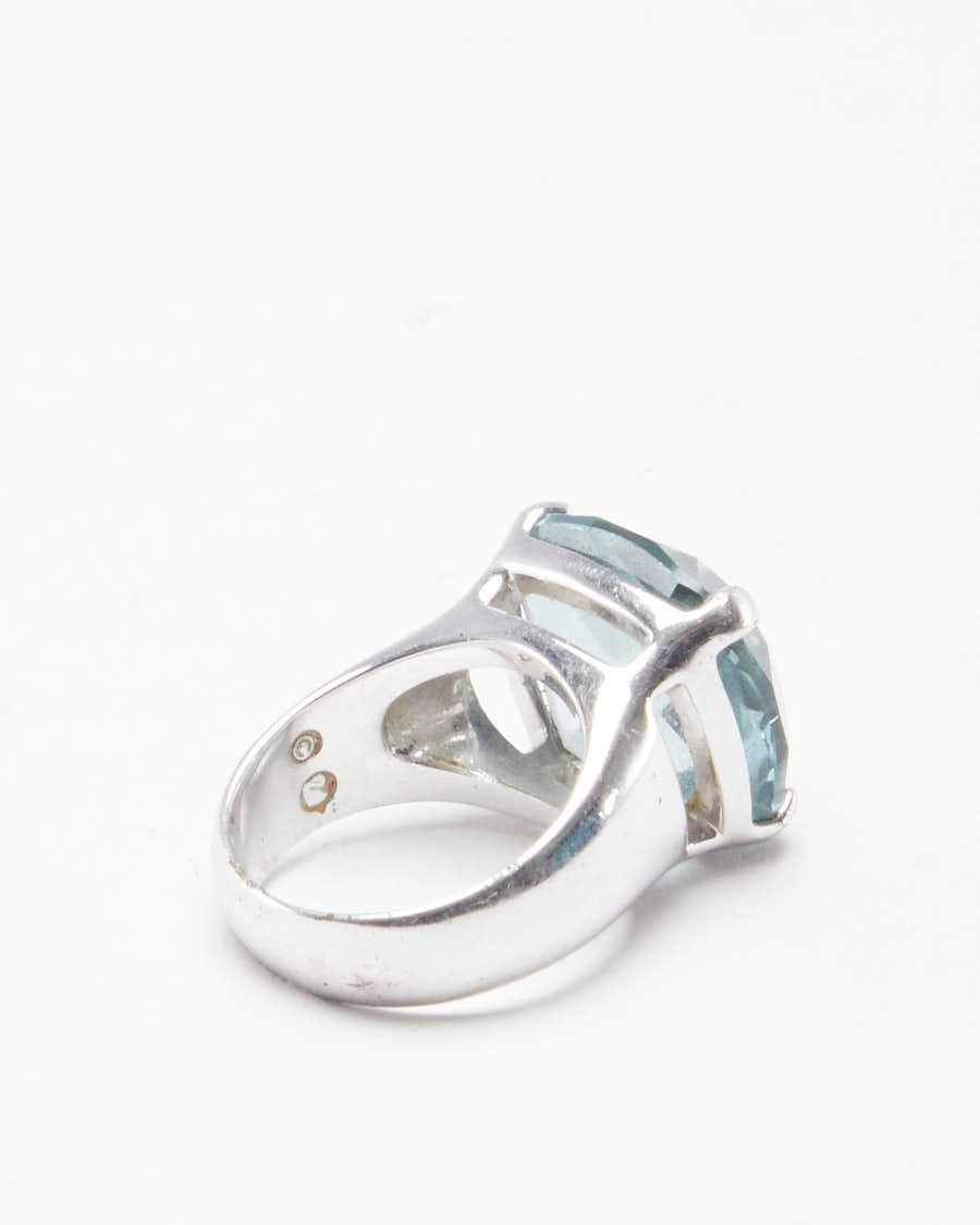 Swarovski Sterling Silver Cocktail Ring