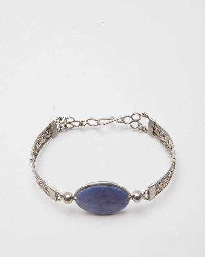 Vintage Blue Stone Bracelet