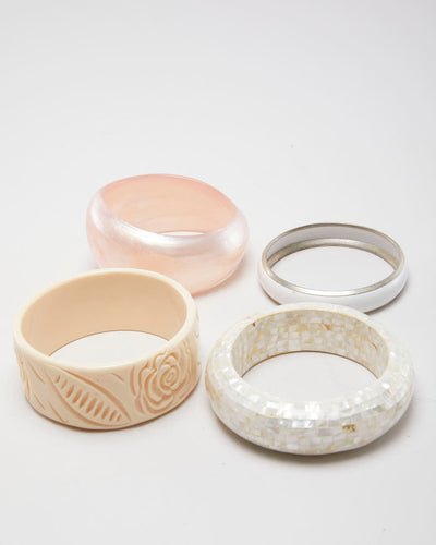 Vintage Blush Set of 4 Bangles