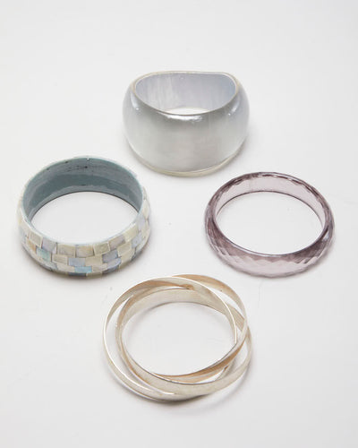 Vintage Grey Set of 4 Bangles