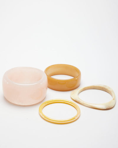 Vintage Pastel Set of 4 Bangles