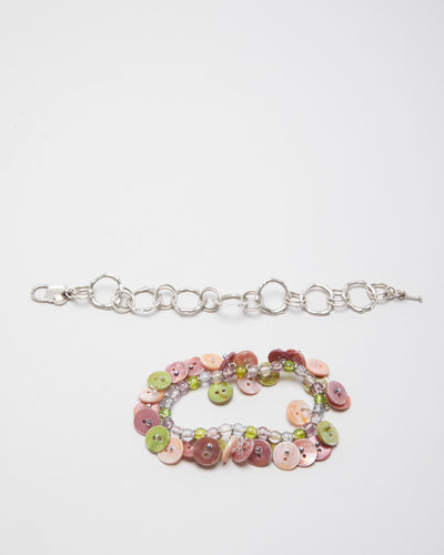 Clunky Y2K Bracelet Set - O/S