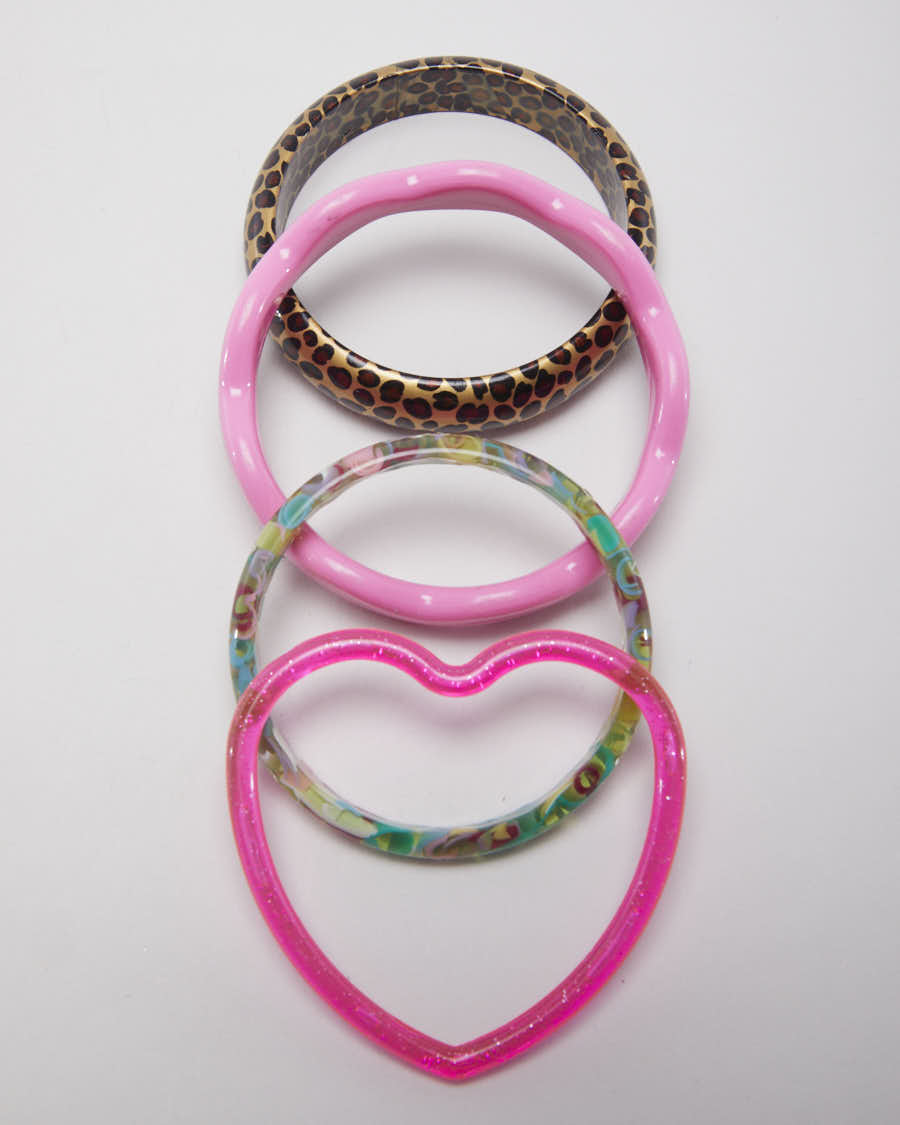 Vintage Kitch Set of 4 Bangles