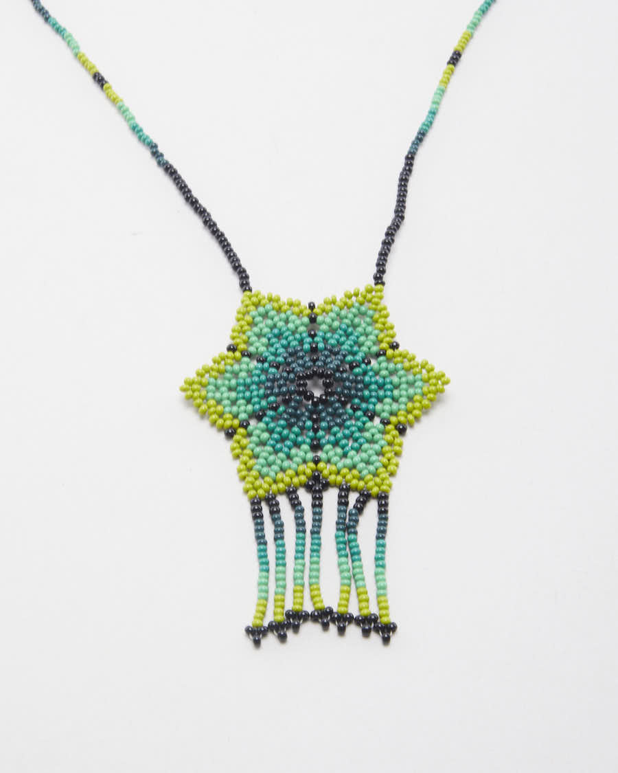Beaded Flower Necklace