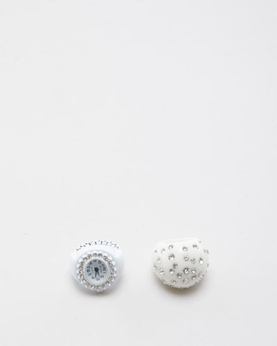 Y2K Bling Set of Two Rings - Size 5