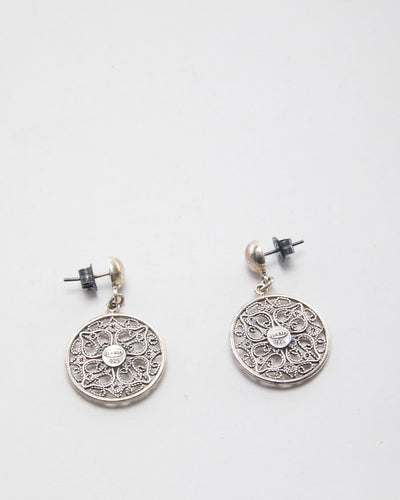 Vintage ILARIA Silver Earrings