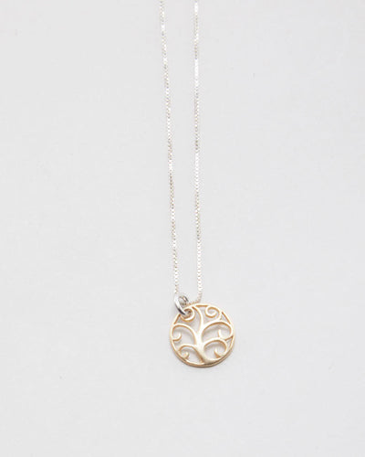 925 Silver Tree Pendant Necklace