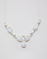 925 Silver Moonstone Necklace