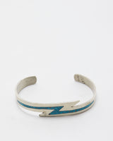 Vintage Turquoise Lightning Bolt Bracelet