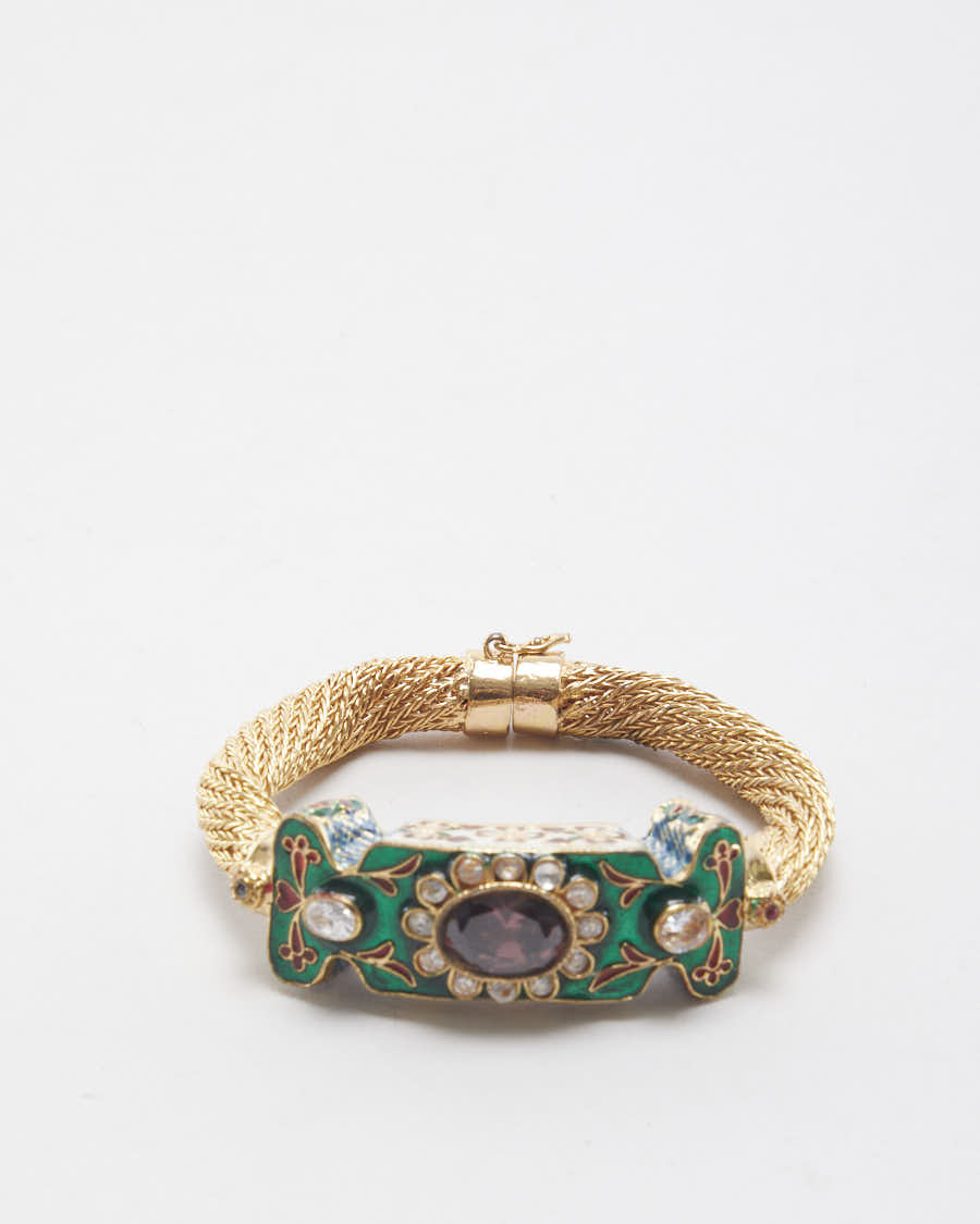 Vintage Enamel Bracelet