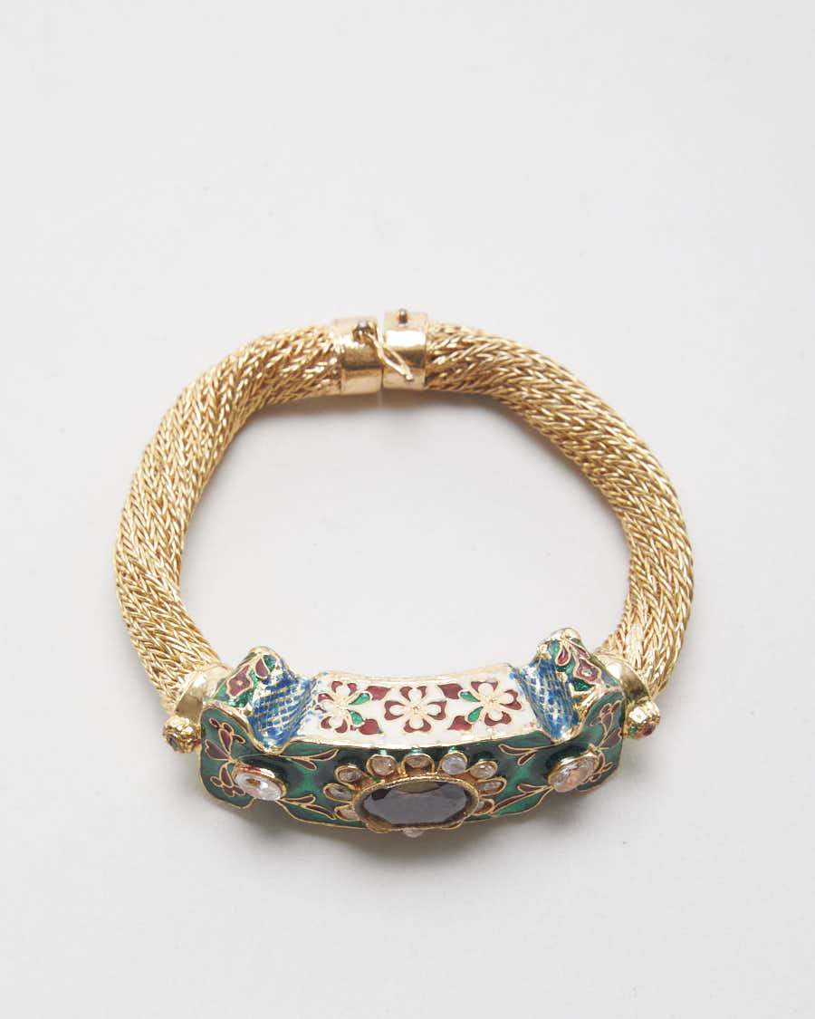 Vintage Enamel Bracelet