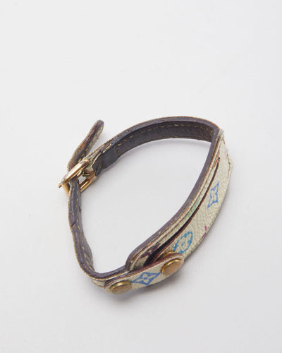 Y2K 00s Louis Vuitton Leather Bracelet