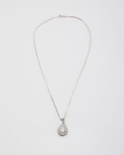 Diamante Pendant Necklace